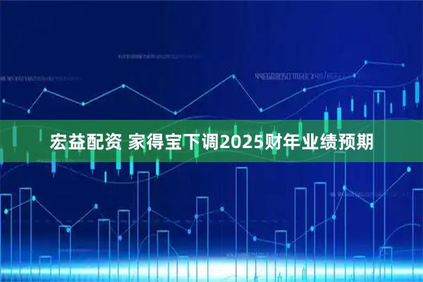 宏益配资 家得宝下调2025财年业绩预期