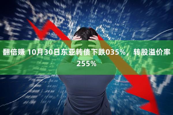 翻倍赚 10月30日东亚转债下跌035%，转股溢价率255%